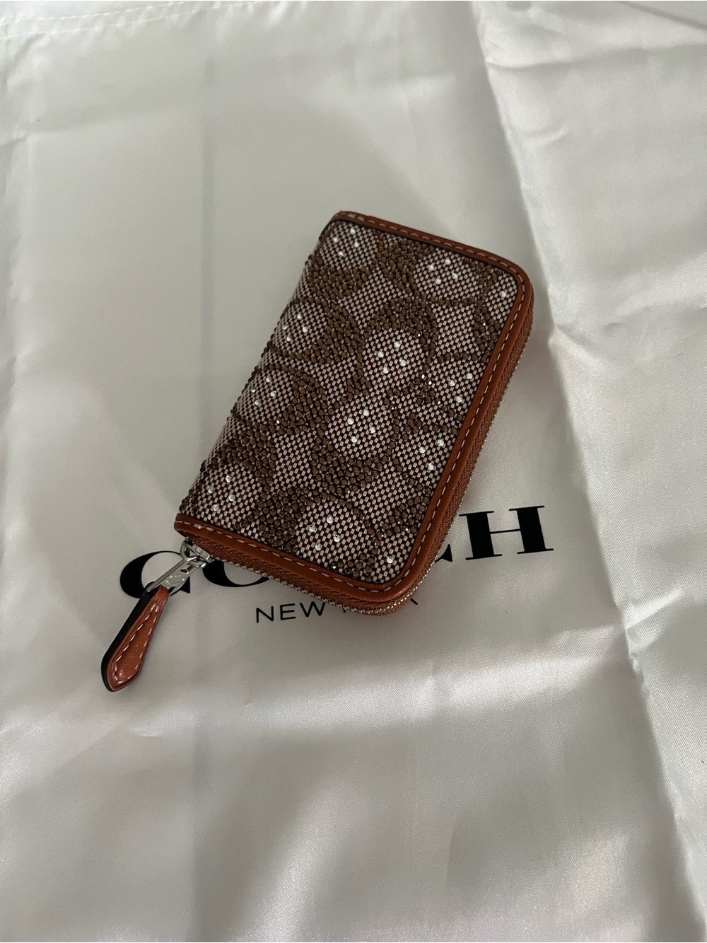 Coach Swinger 20 In Crystal Jacquard And Matching Wallet - Picture 7 of 10